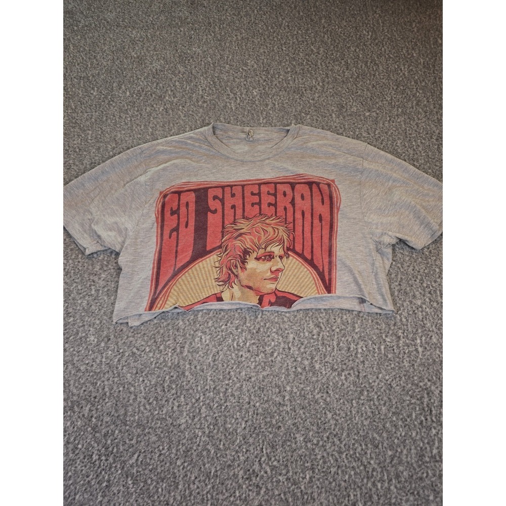 Ed Sheeran Womens Medium Crop Top Shirt